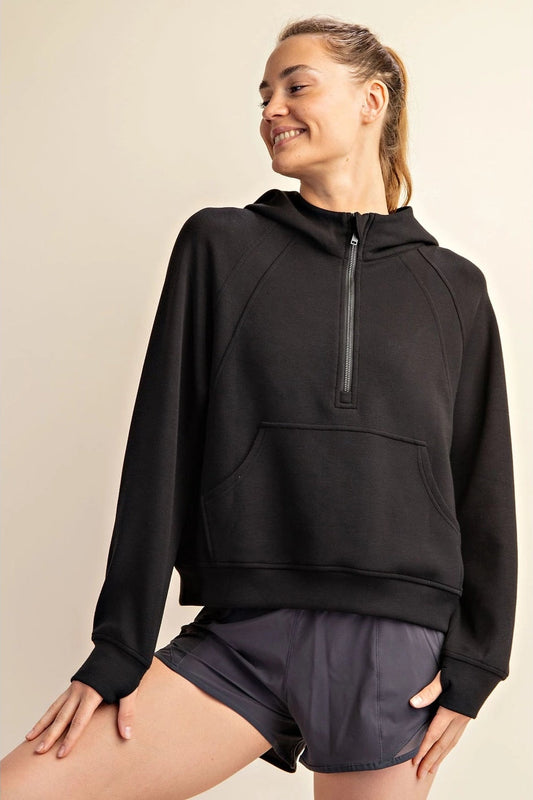 Quarter Zip Hoodie - Multiple Colors
