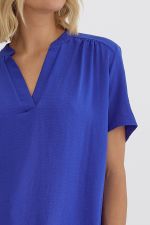 Classy But Cute Top - Royal Blue