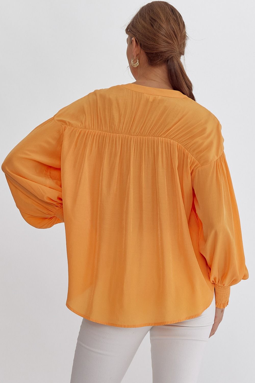 Clementine Button-Up Top
