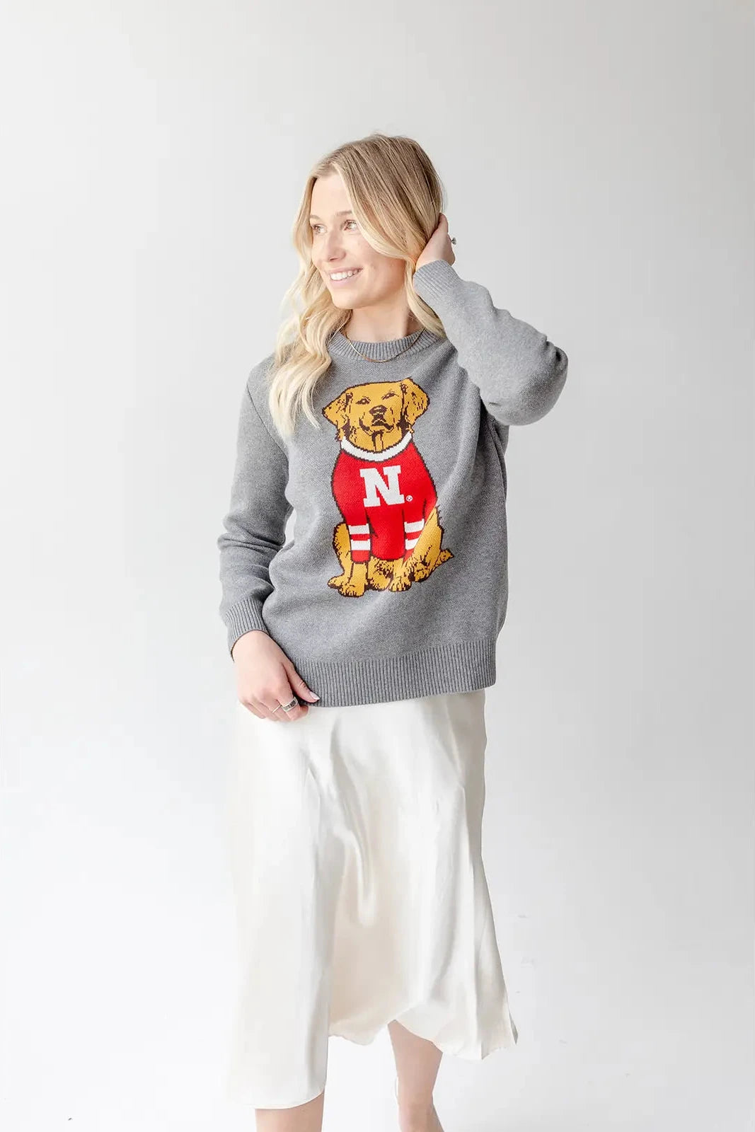 Nebraska Lucky Dog Sweater