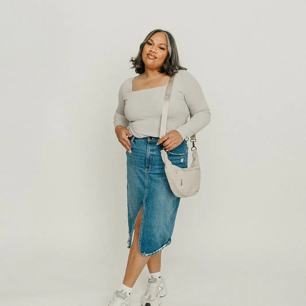 Brixley Vanilla Dream Crescent Bag
