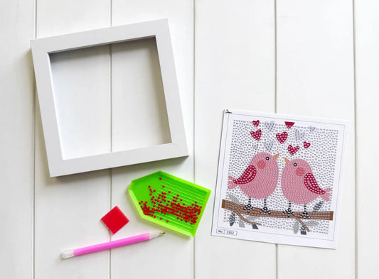Lovebirds Diamond Art Kit