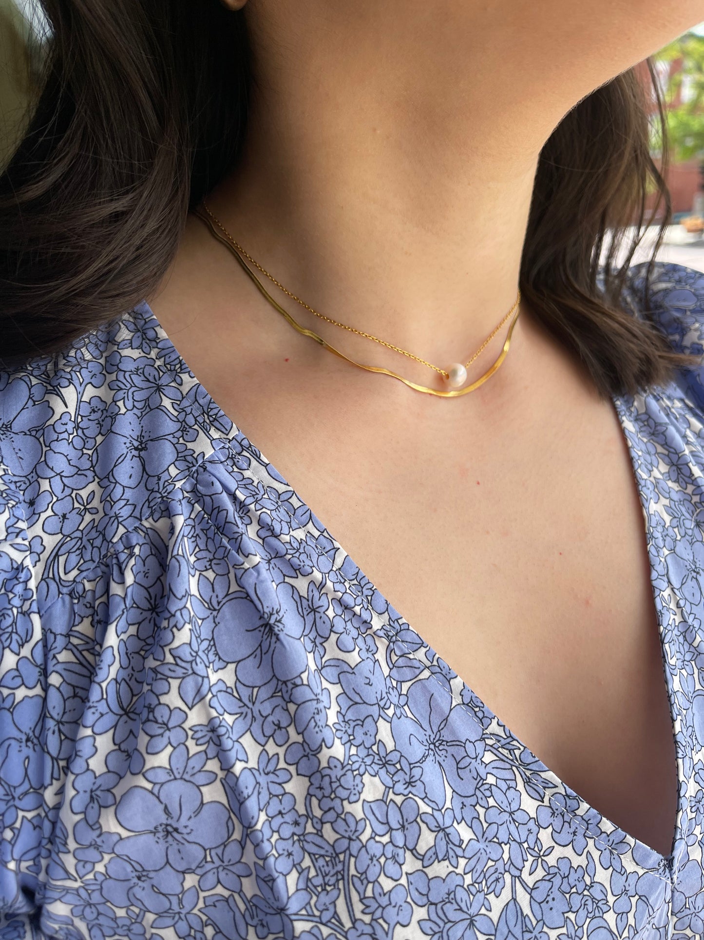 Floating Pearl Necklace