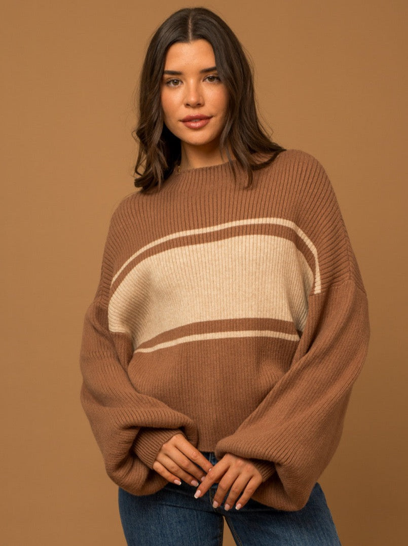 Fall Basics Sweater - Mocha