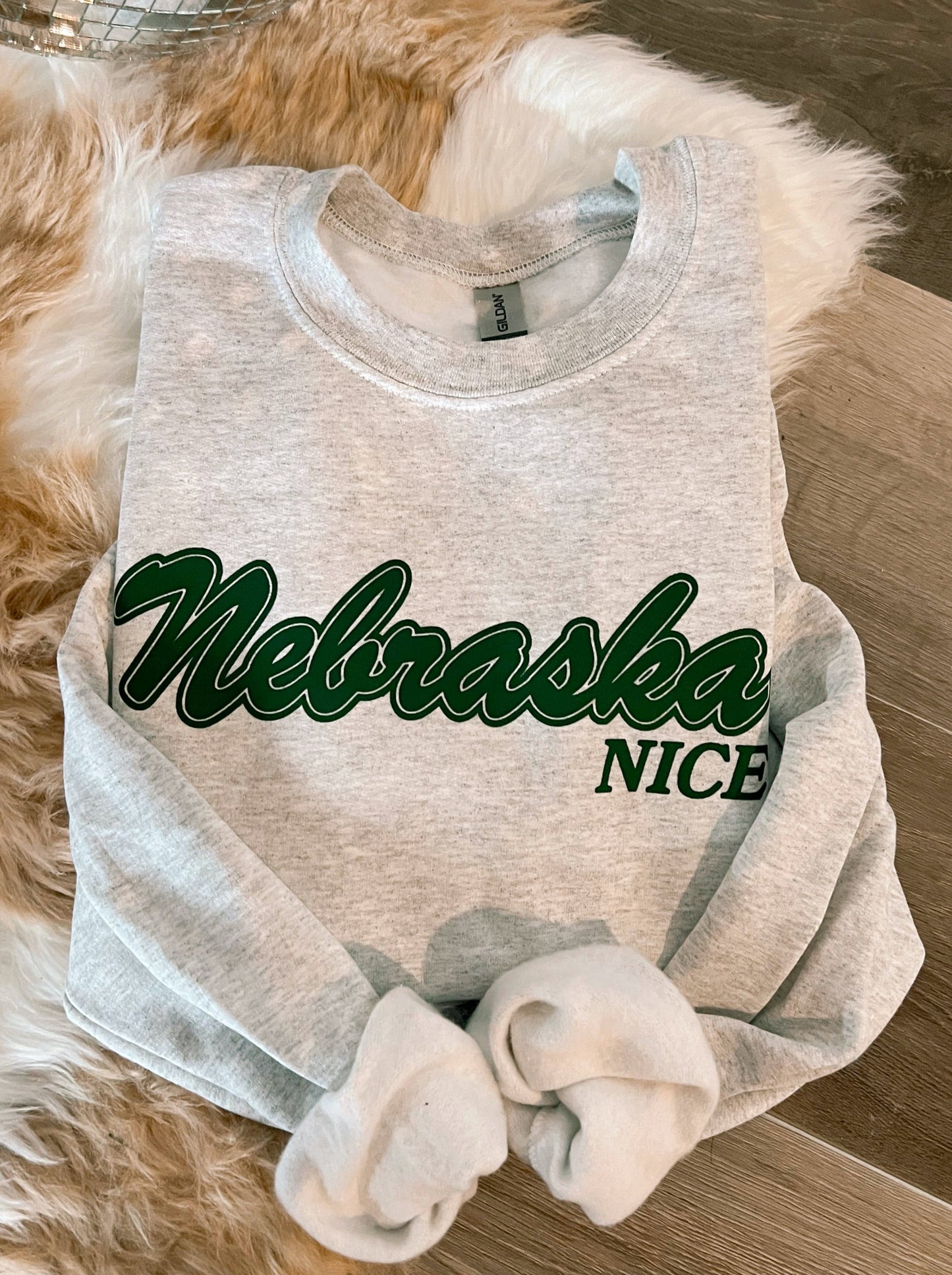Nebraska Nice Crew Neck