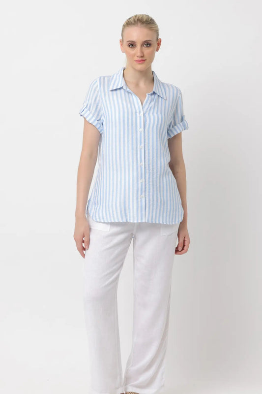 Seaside Striped Blouse