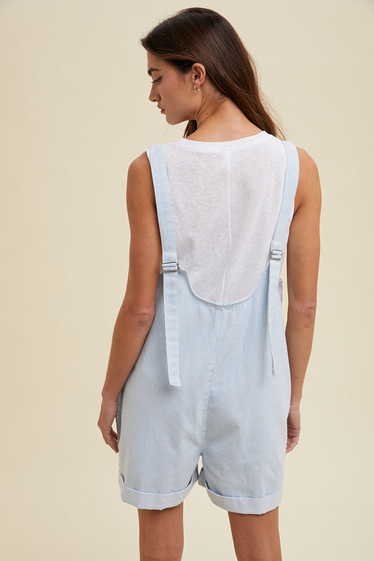 Set Sail Striped Romper