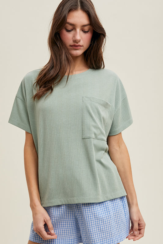 Basic Hi-Low Knit Top - Multiple Colors