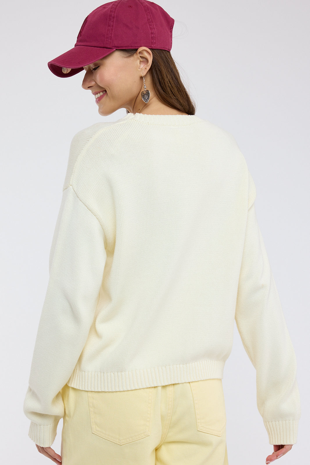 Mallard Duck Sweater - Cream