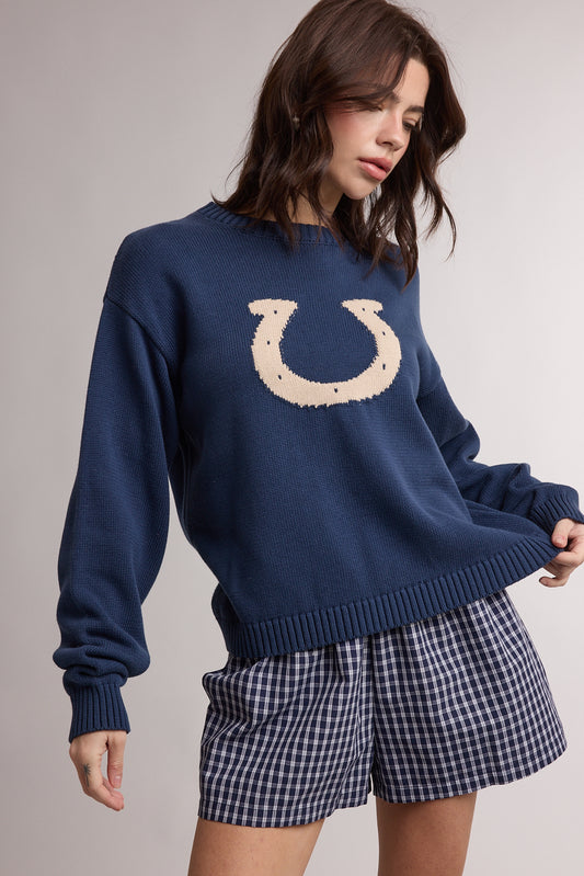 Horseshoe Graphic Sweater