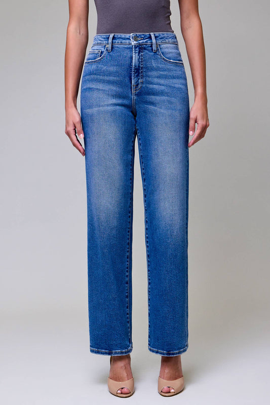 Hidden Medium Wash High Rise Classic Straight