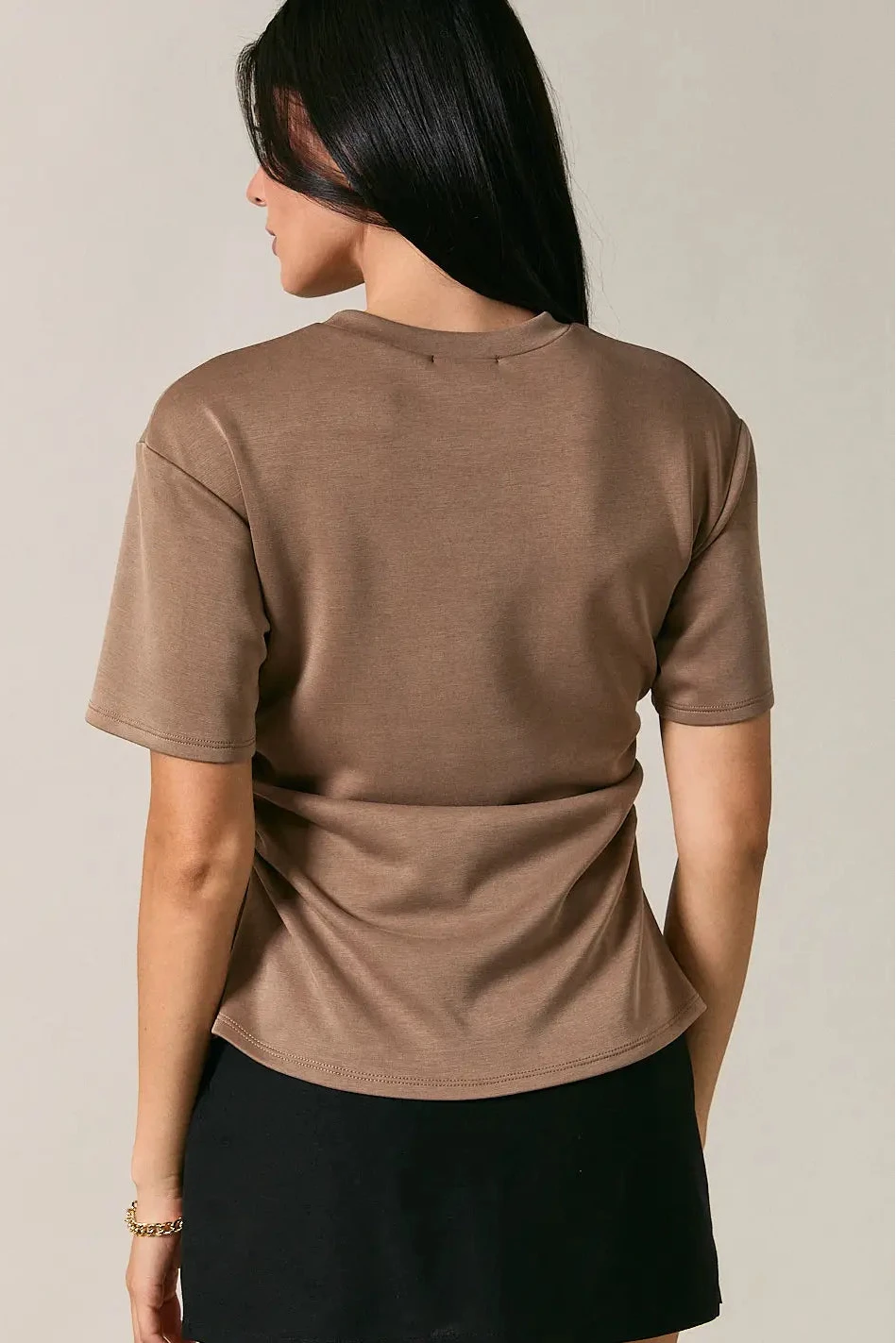 Scuba Ruched Blouse