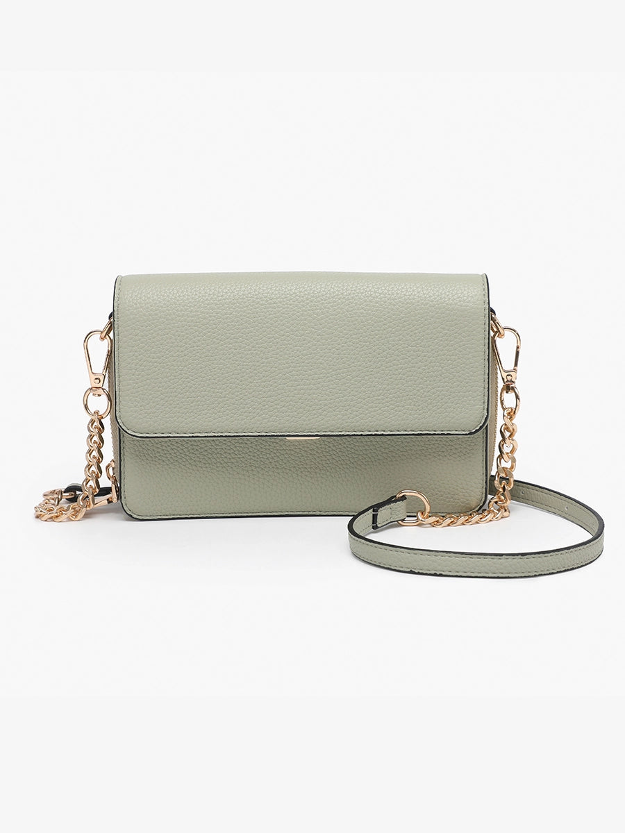 Lauryn Flapover Crossbody - Multiple Colors