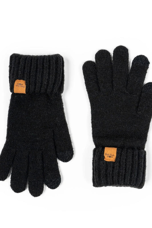 Cozy Black Winter Gloves