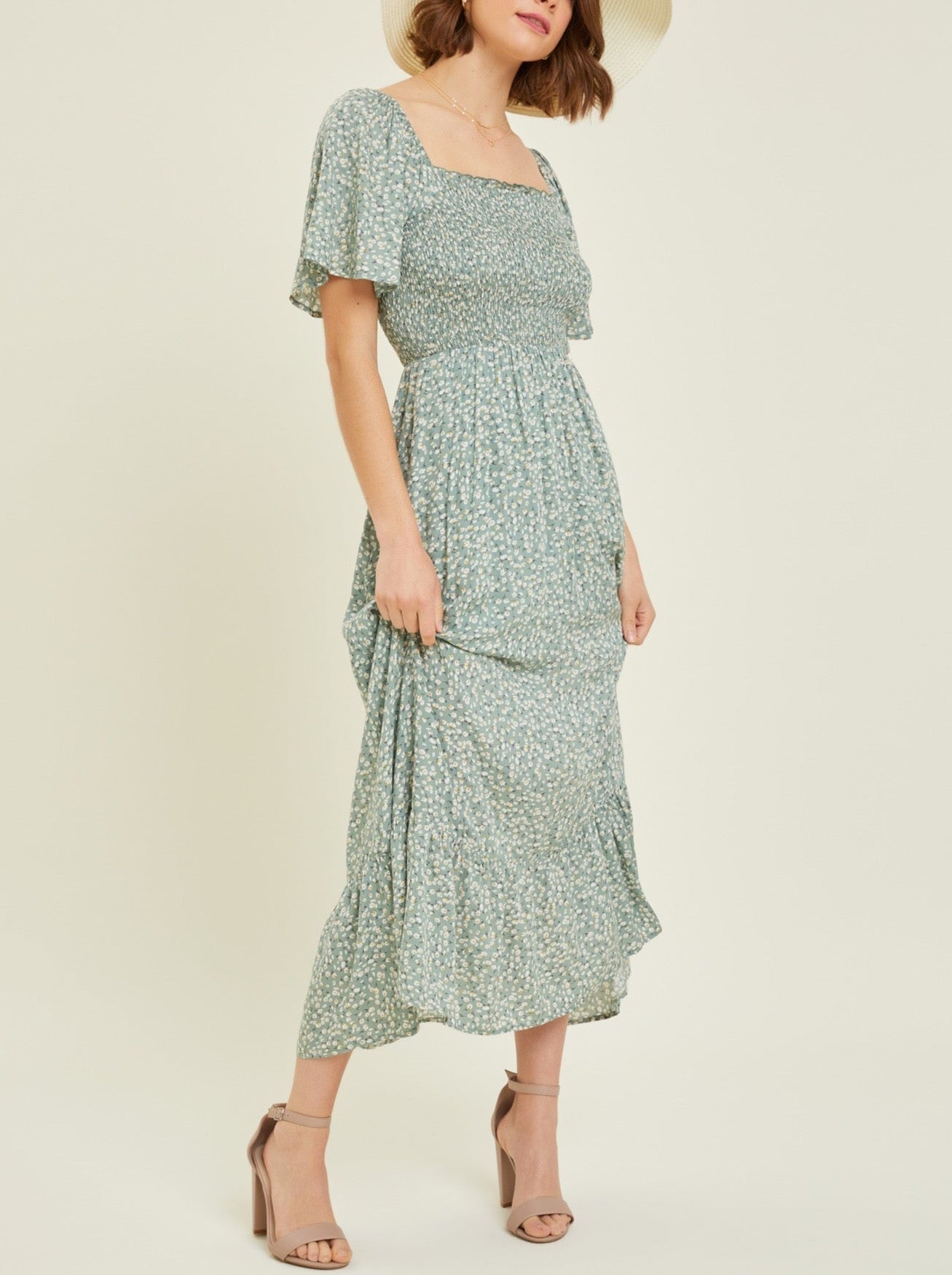 Basil Midi Sundress