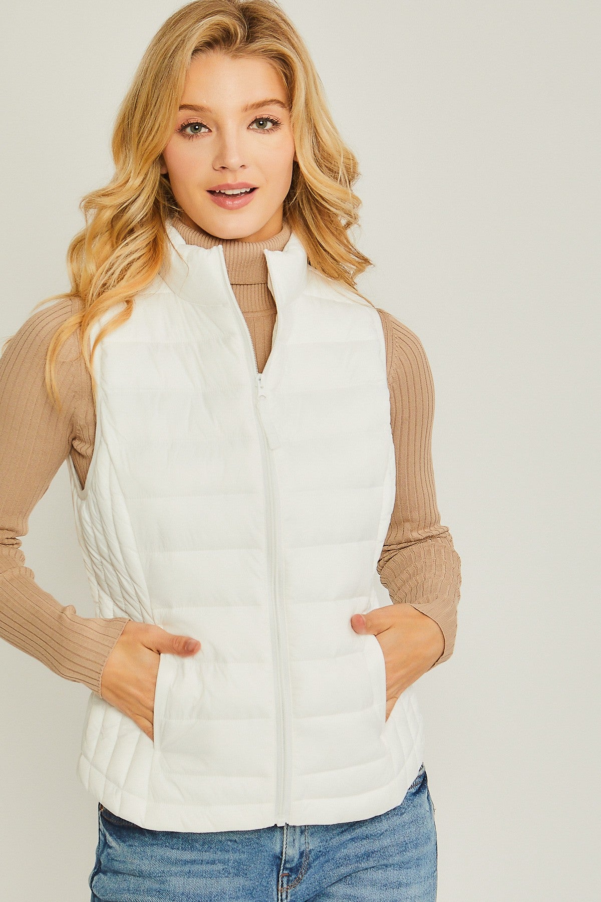 Down Puffer Vest - Multiple Colors