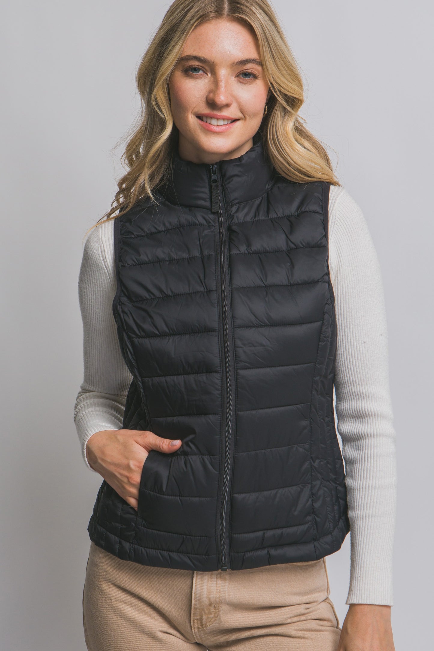Down Puffer Vest - Multiple Colors