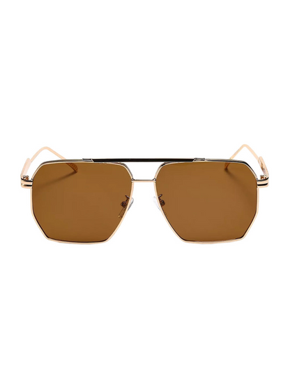 Goldie Polarized Sunglasses - Brown/Gold