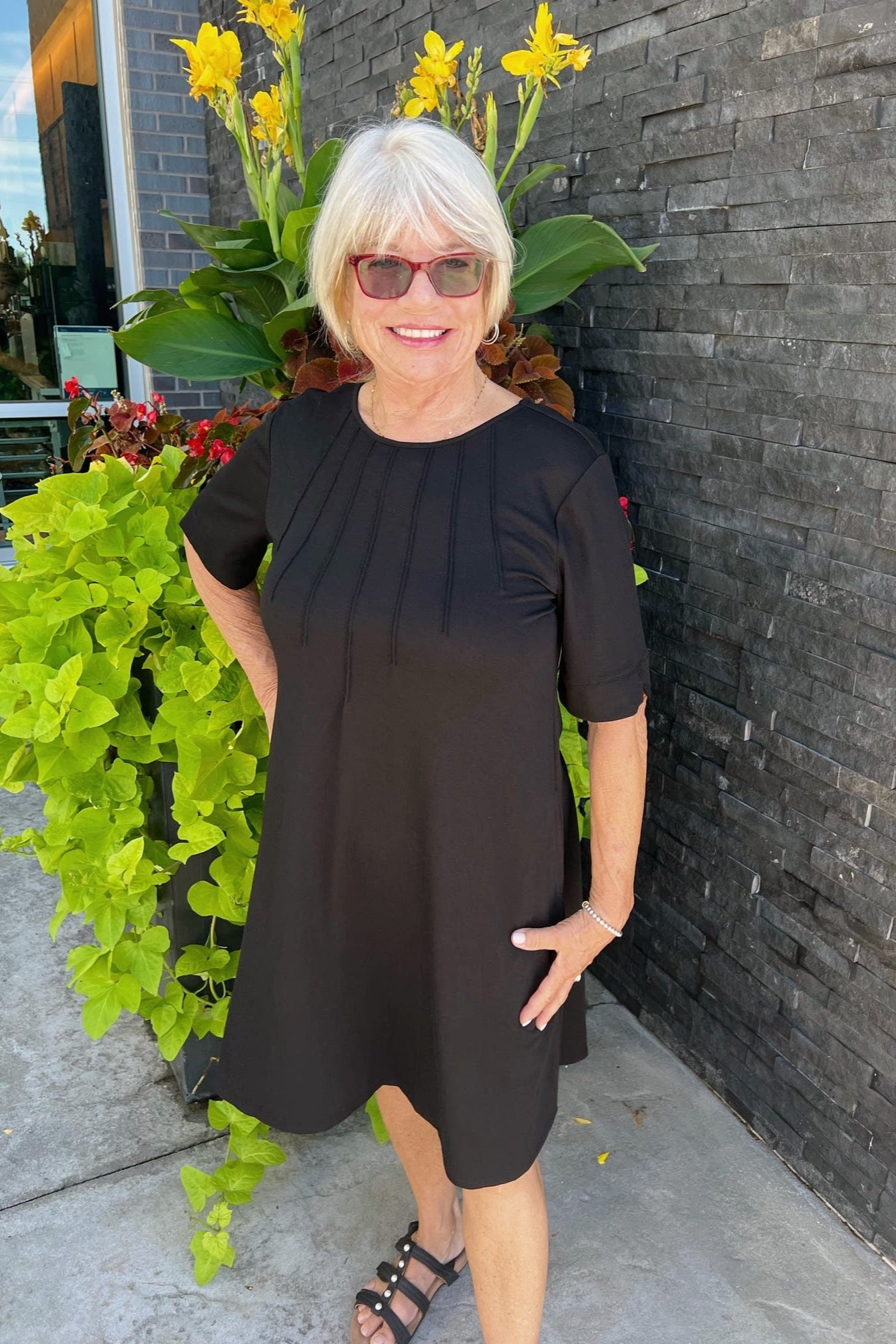 The Rhonda Dress - Black