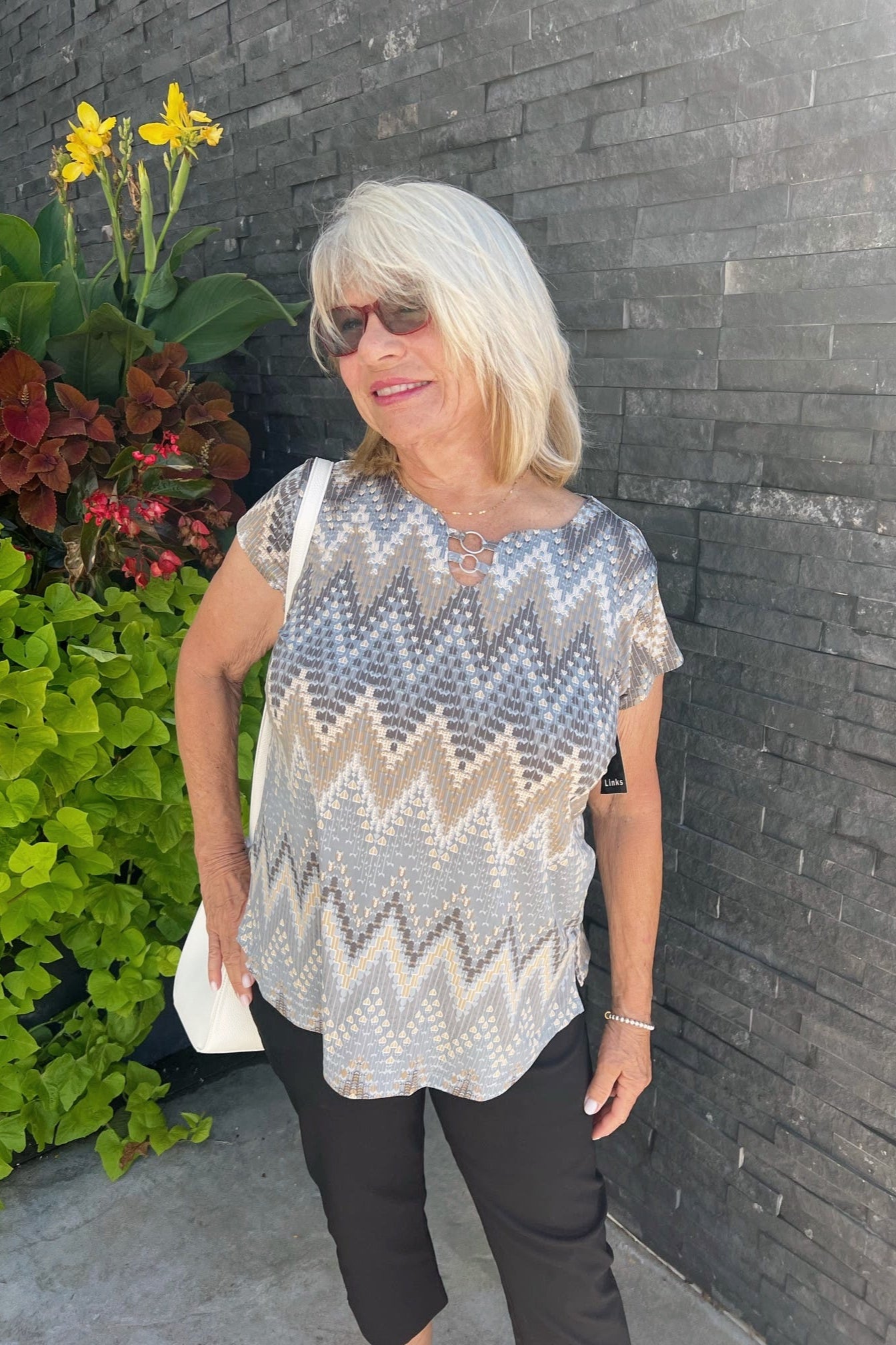 Greige Lighweight Top