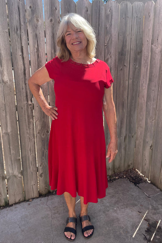 Timeless Hue Knit Dress - Multiple Colors