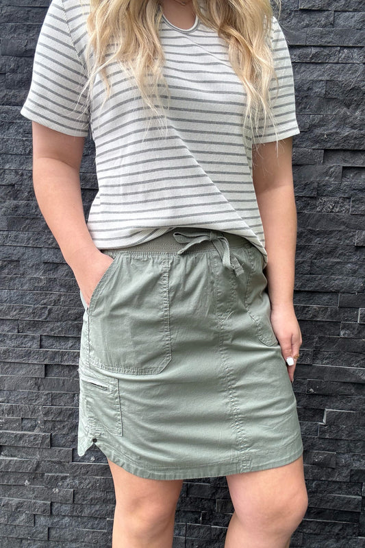 Kaitlyn Cargo Skort - Multiple Colors