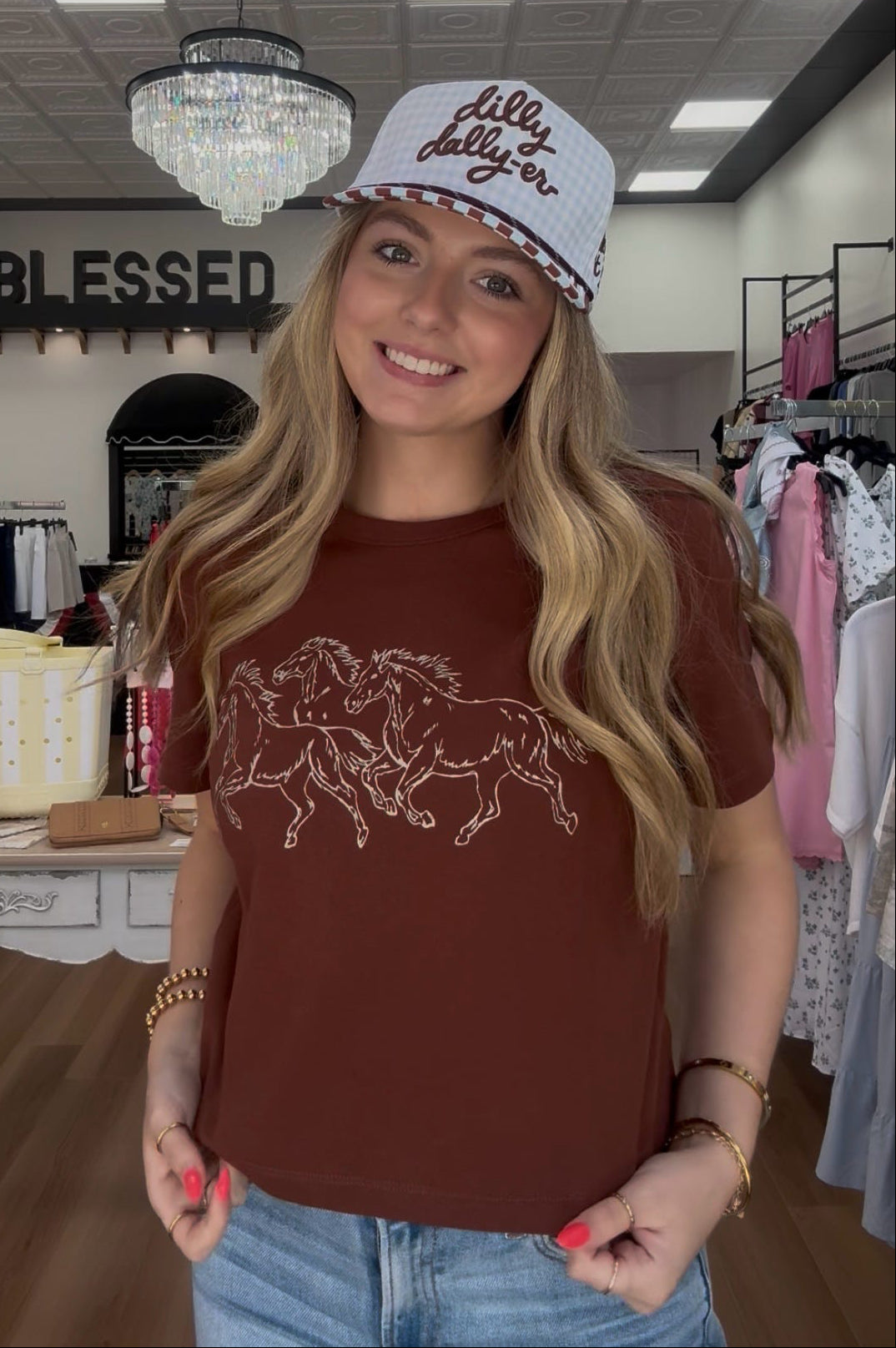 Wild Horses Boxy Tee