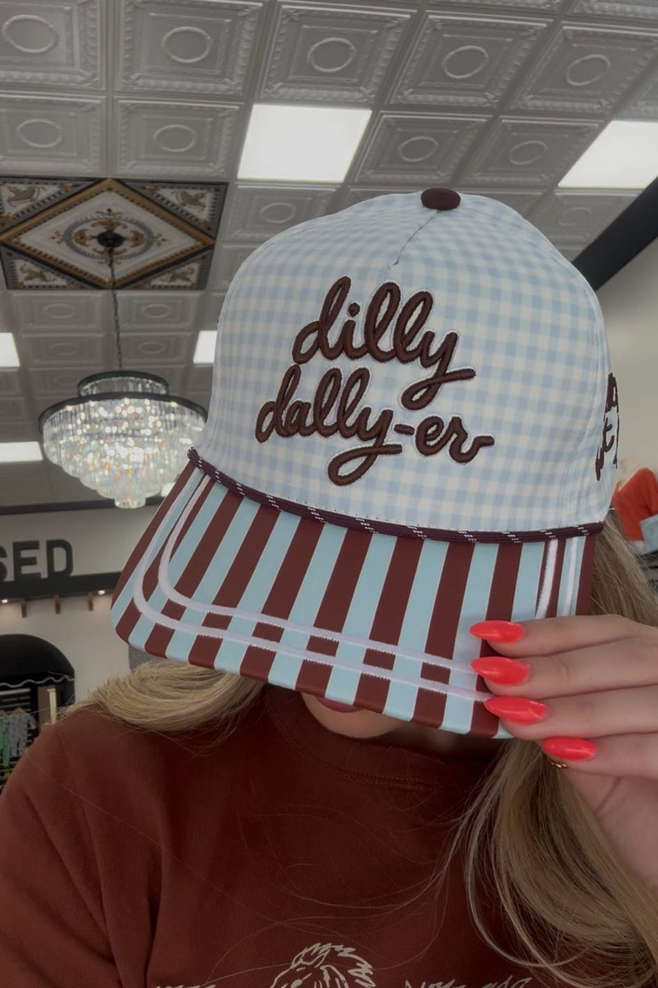 Worlds Best Dilly Dally-er Hat