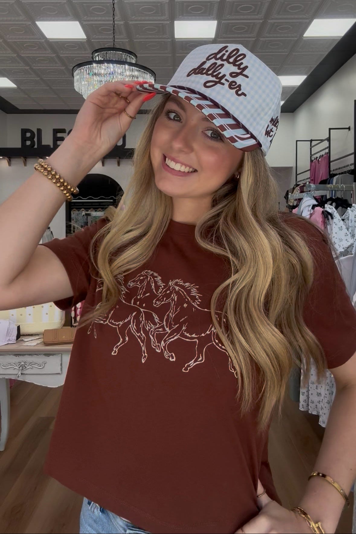 Wild Horses Boxy Tee