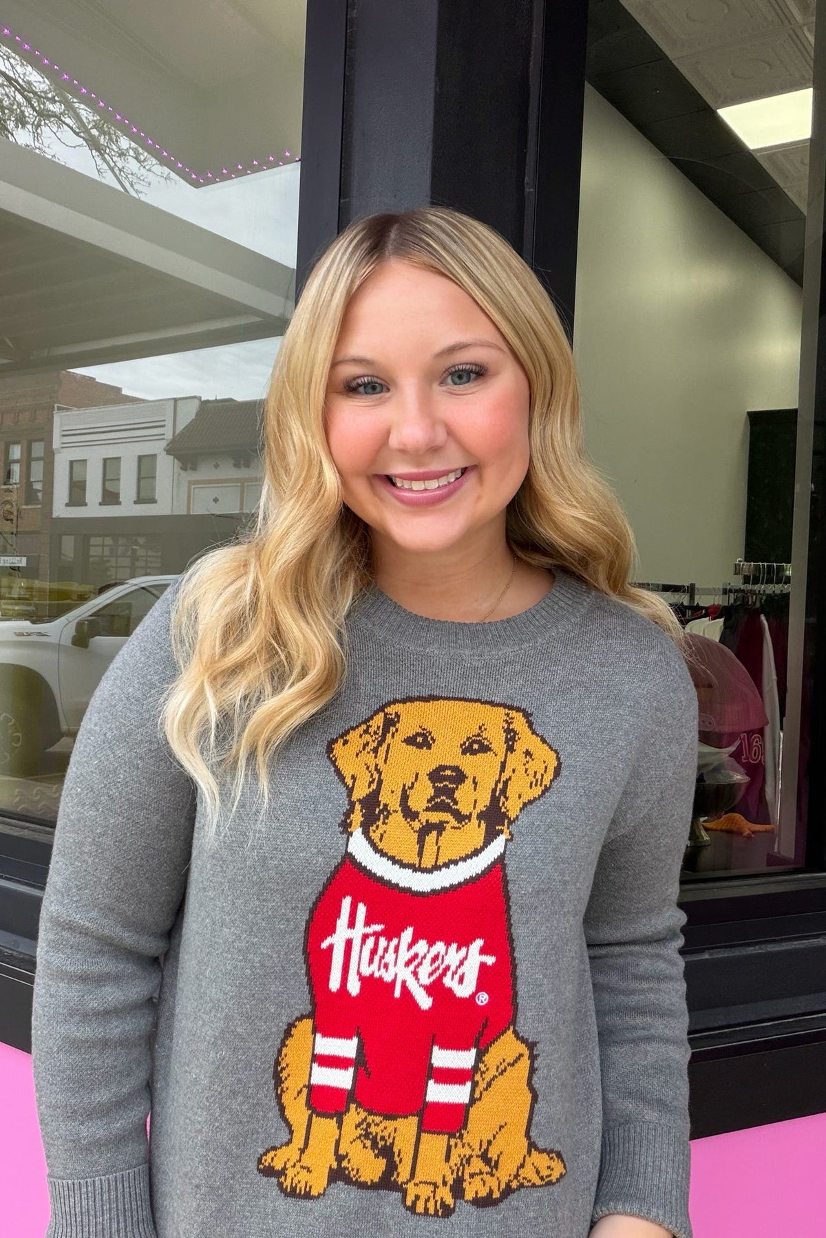 Nebraska Lucky Dog Sweater