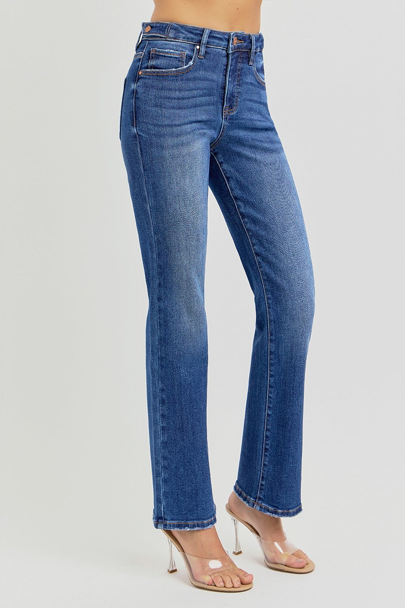 Risen Jeans Tummy Control High Rise Straight Ankle Jean