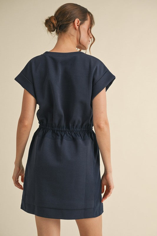 Jersey Drawstring Dress