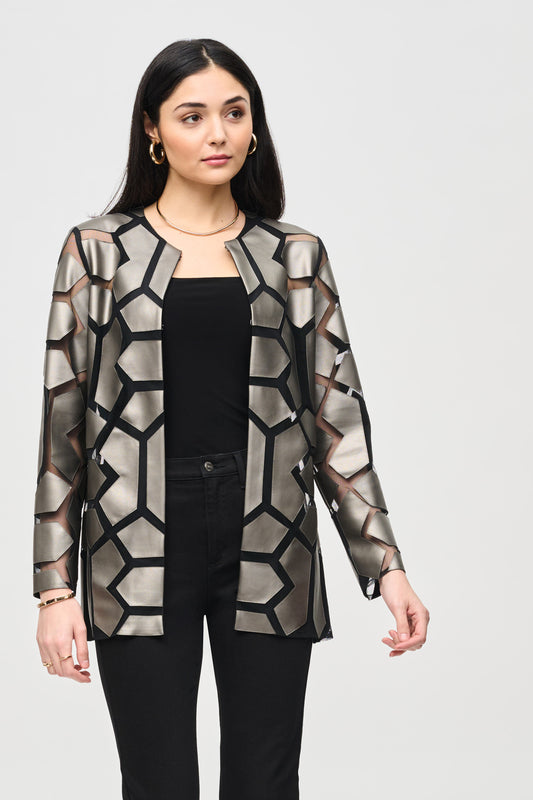 Joseph Ribkoff Geometric Jacket