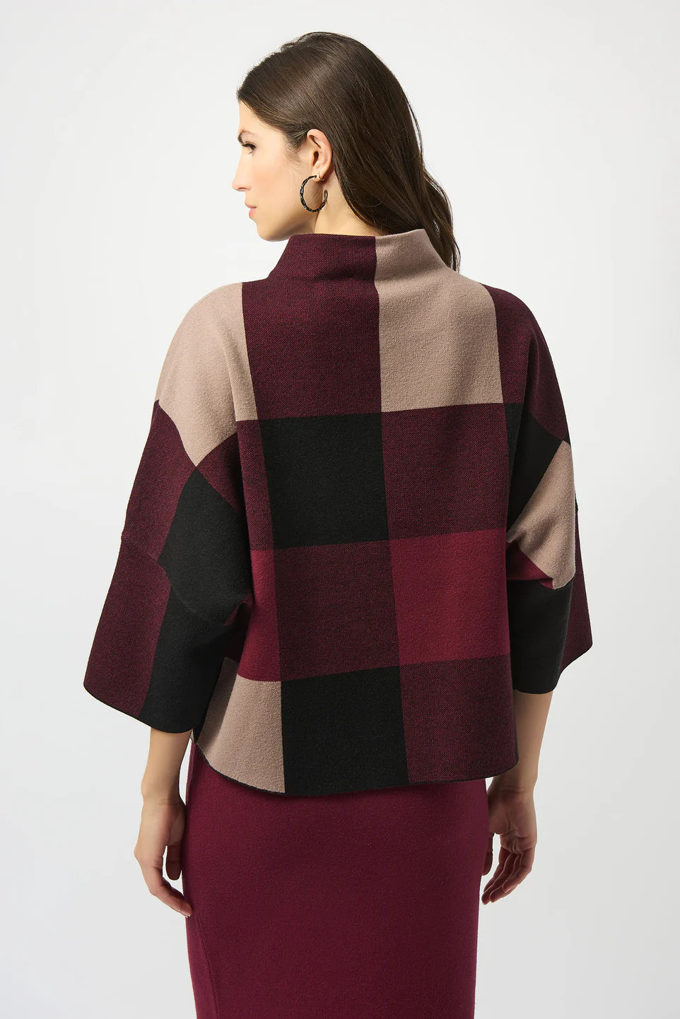 Joseph Ribkoff Merlot Sweater