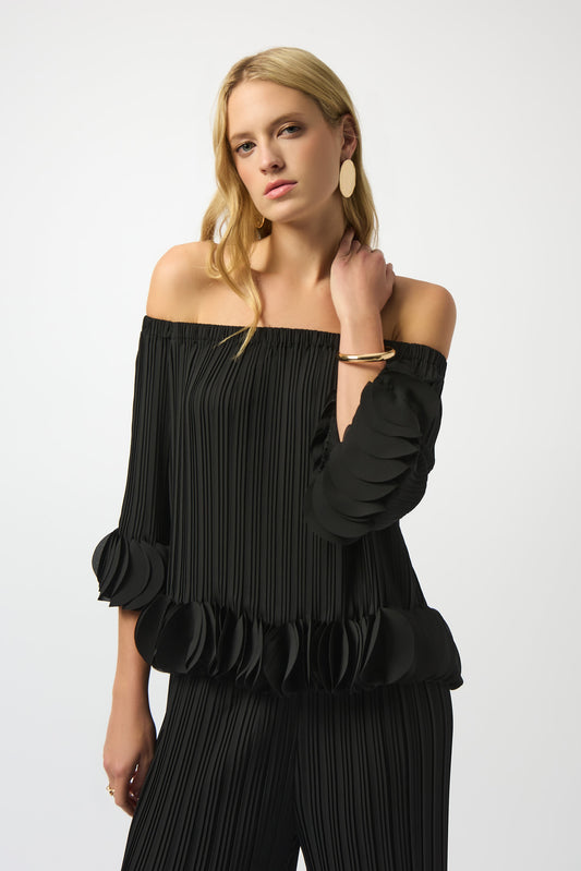 Joseph Ribkoff Off-Shoulder Chic Pullover