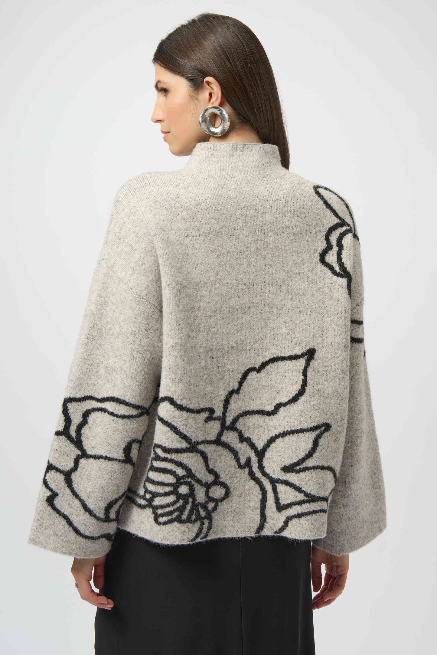 Joseph Ribkoff Sweater Knit Floral Pullover