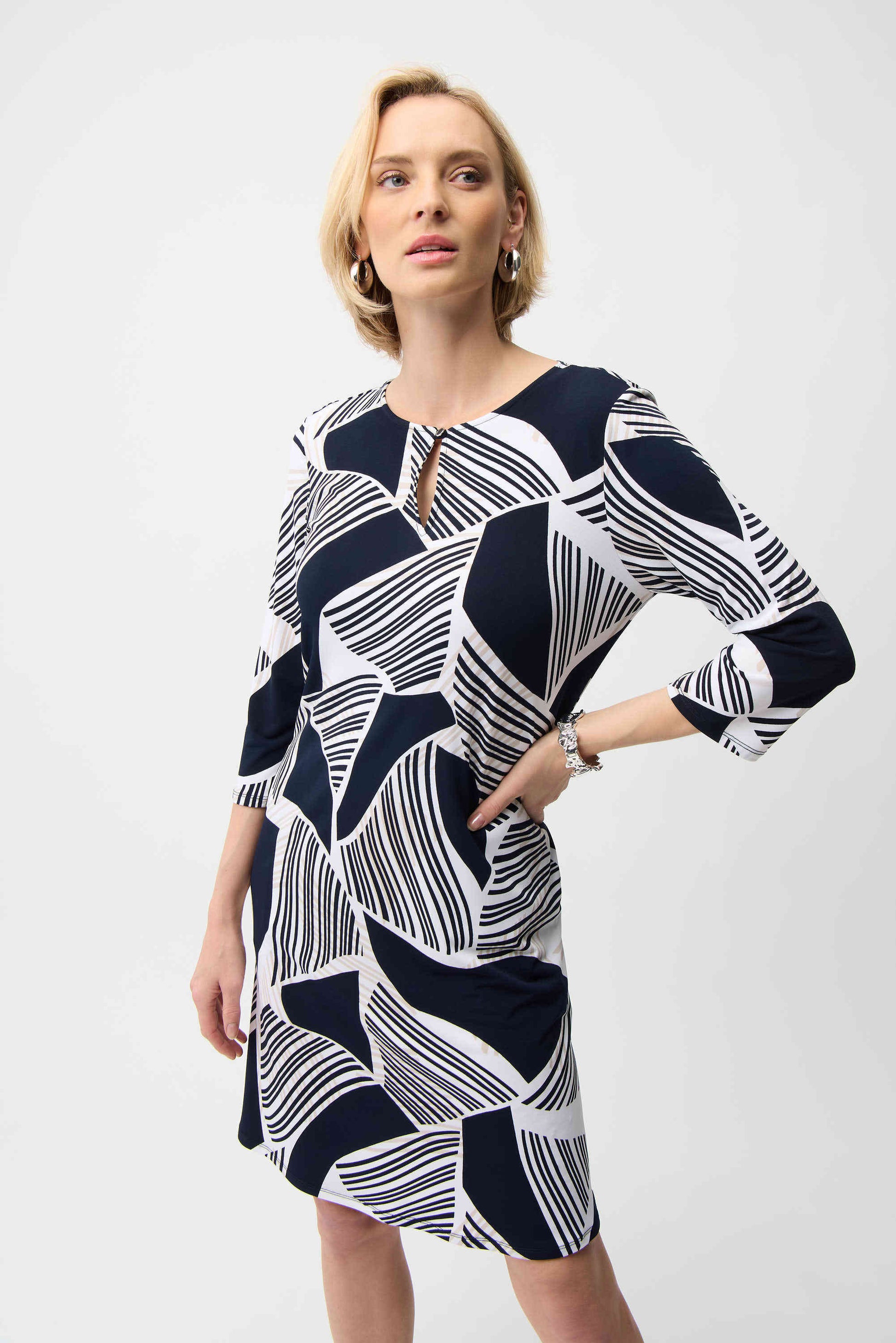 Geometric Print Dress
