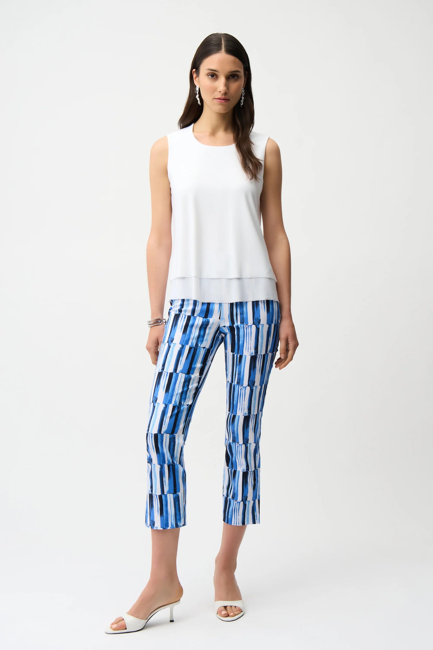 Millennium Abstract Crop Pants Joseph Ribkoff