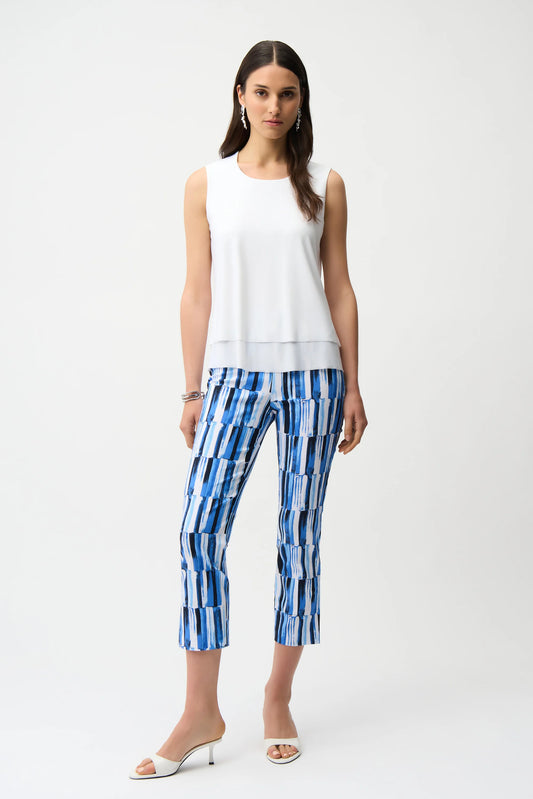 Millennium Abstract Crop Pants Joseph Ribkoff