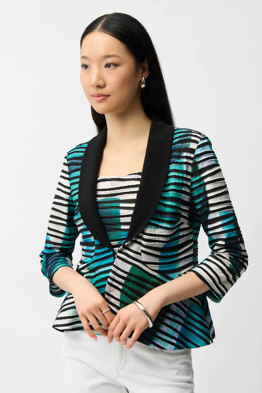 Joseph Ribkoff Cascade Knit Geometric Print Set