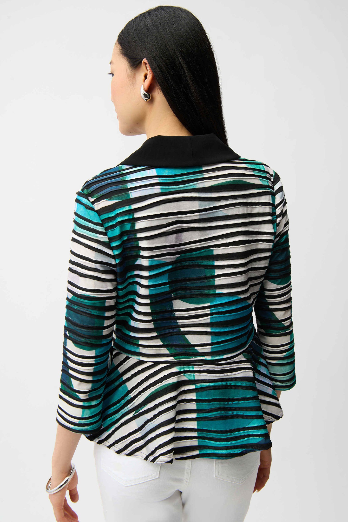 Joseph Ribkoff Cascade Knit Geometric Print Set
