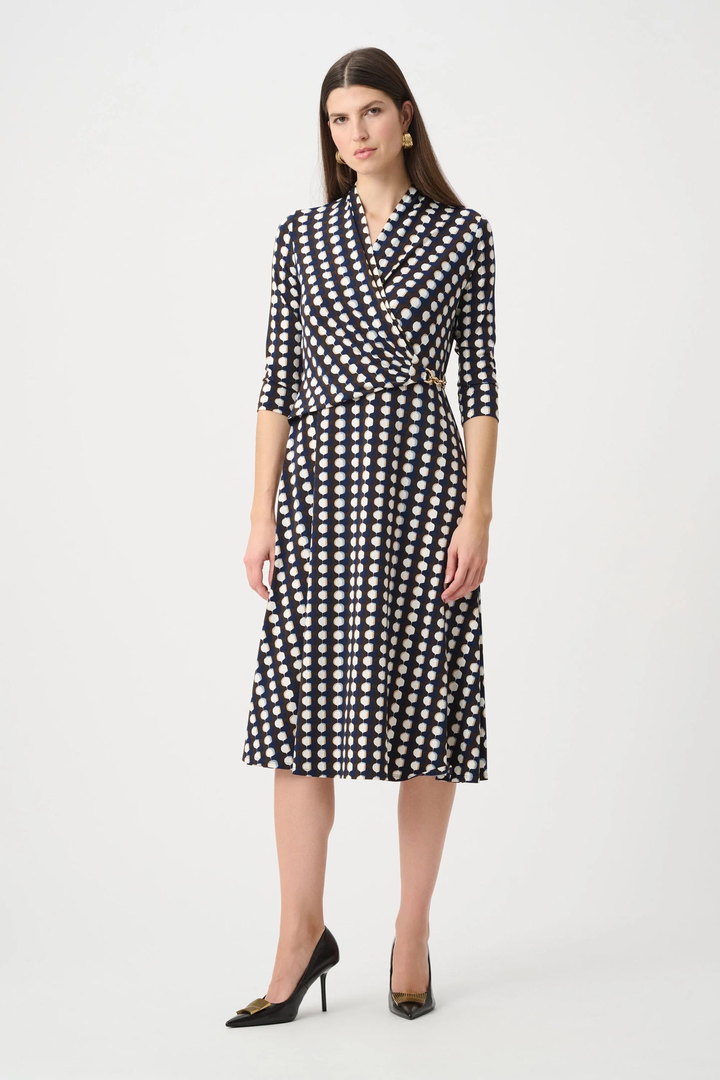 Silky Knit Fit and Flare Dress - Joseph Ribkoff