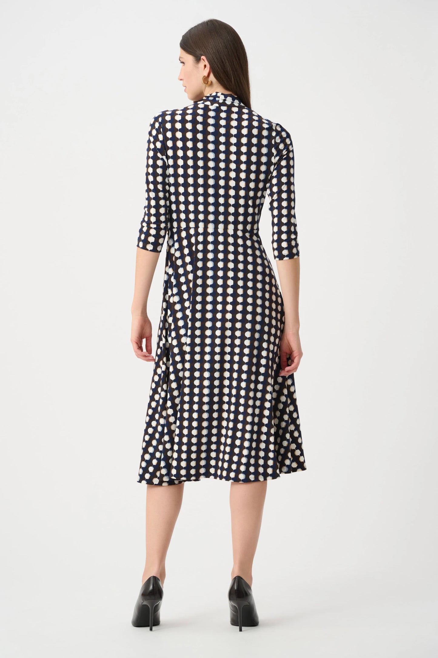 Silky Knit Fit and Flare Dress - Joseph Ribkoff
