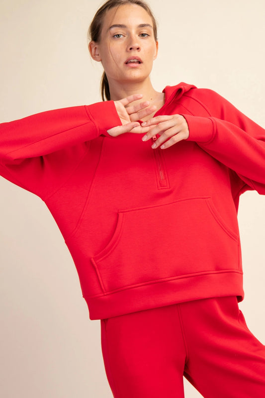 Quarter Zip Hoodie - Multiple Colors