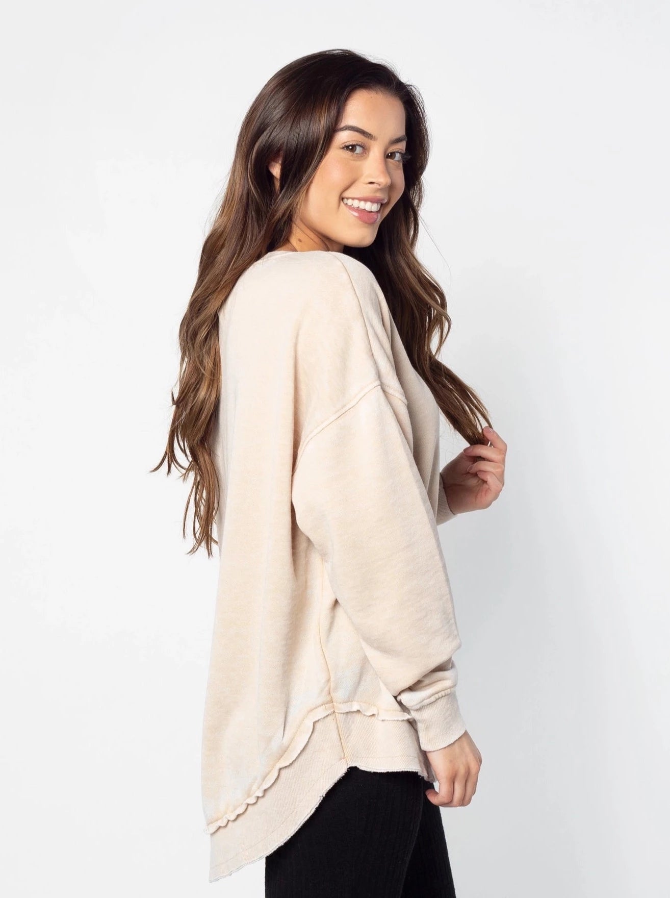 Campus Pullover in Oatmeal