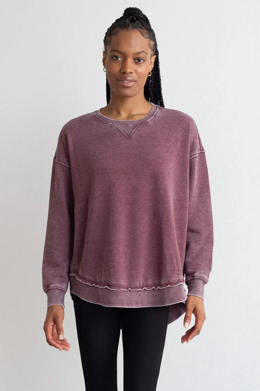 Campus Pullover - Merlot