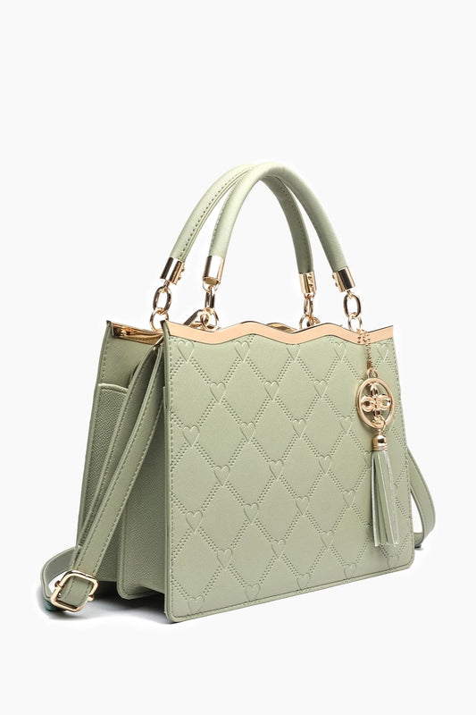 Sweetheart Mini Tote Bag - Green