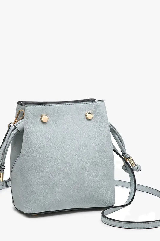 Rain Mini Bucket Bag - Gray Teal