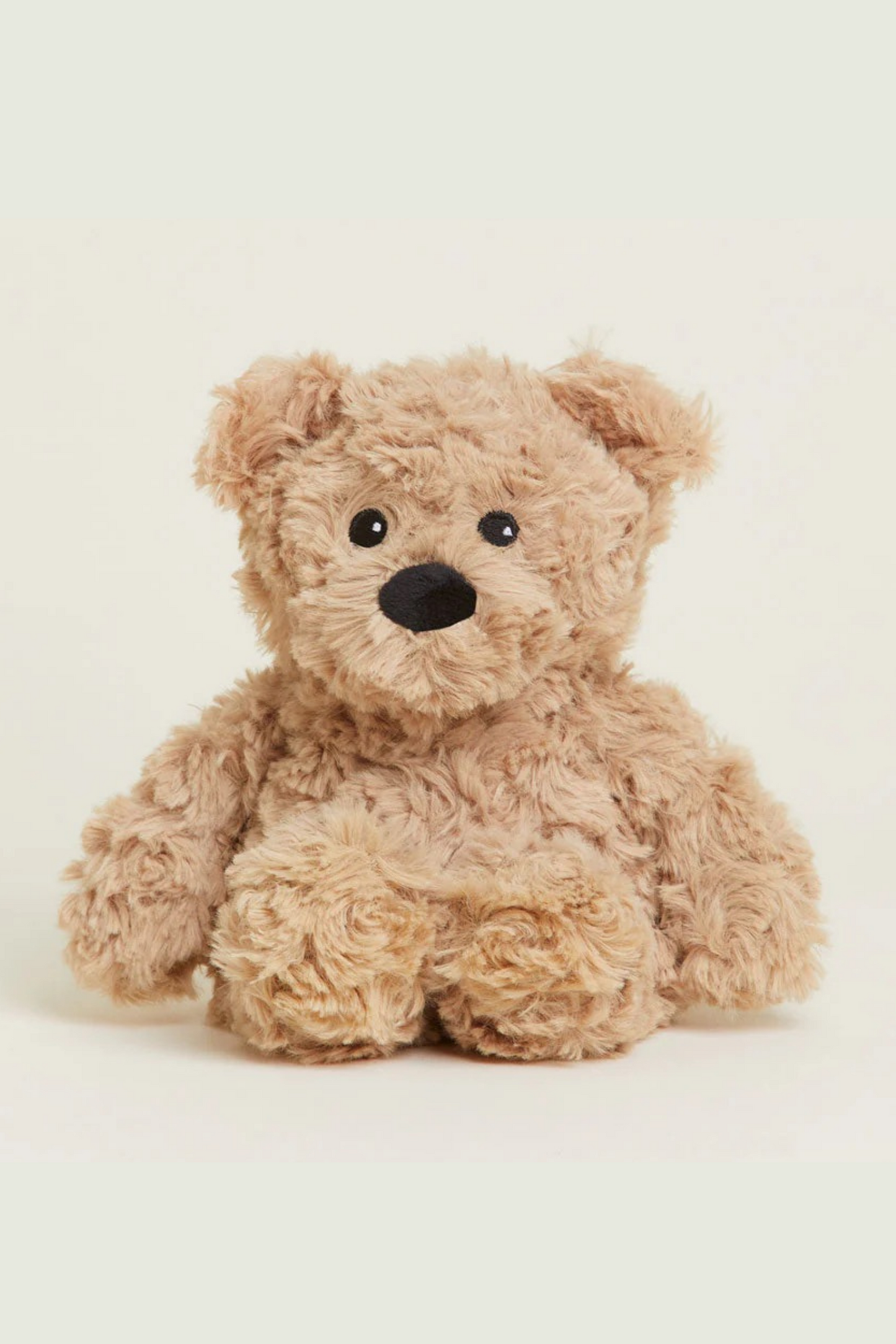 Plush teddy bear on a light beige background