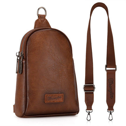 Wrangler Sling Bag/Crossbody/Chest Bag - Light Brown